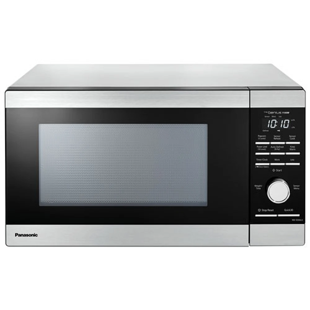 Panasonic Genius 1.3 Cu. Ft. Microwave (NNSD66LSC) - Silver - Only at Best Buy