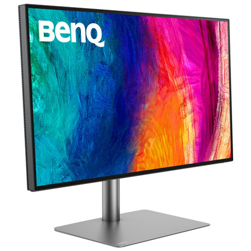 Moniteur ACL IPS Ultra HD 4K 60 Hz de 31,5 po de BenQ avec temps de réponse de 5 ms gris à gris (PD3225U) - Gris métallique