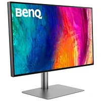 Moniteur ACL IPS Ultra HD 4K 60 Hz de 31,5 po de BenQ avec temps de réponse de 5 ms gris à gris (PD3225U) - Gris métallique