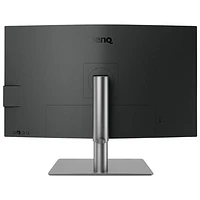 Moniteur ACL IPS Ultra HD 4K 60 Hz de 31,5 po de BenQ avec temps de réponse de 5 ms gris à gris (PD3225U) - Gris métallique