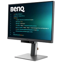 Moniteur ACL IPS WQHD 60 Hz de 24,1 po de BenQ avec temps de réponse de 5 ms gris à gris (RD240Q) - Gris métallique