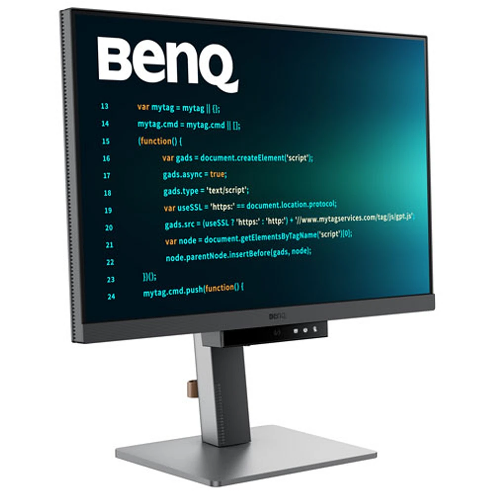 Moniteur ACL IPS WQHD 60 Hz de 24,1 po de BenQ avec temps de réponse de 5 ms gris à gris (RD240Q) - Gris métallique