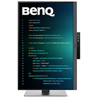 Moniteur ACL IPS WQHD 60 Hz de 24,1 po de BenQ avec temps de réponse de 5 ms gris à gris (RD240Q) - Gris métallique