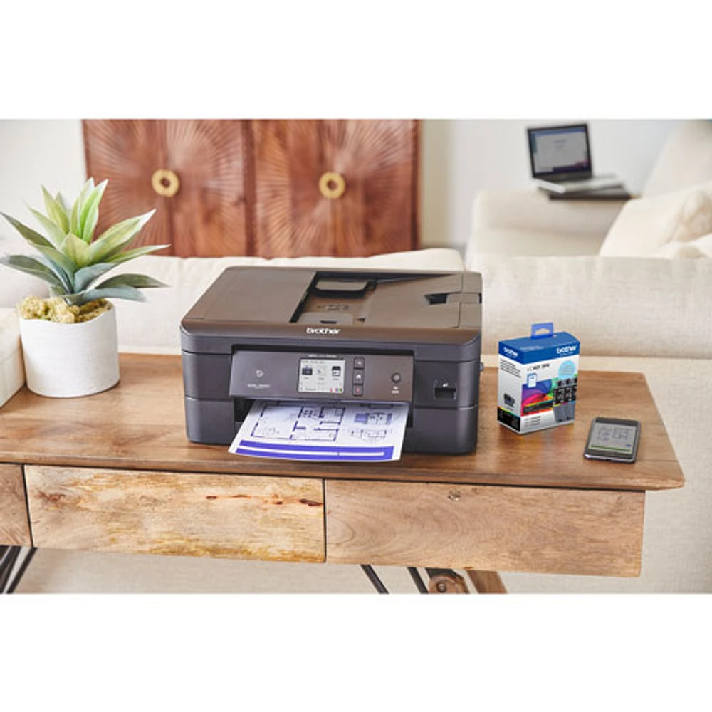 Imprimante à jet d'encre tout-en-un sans fil MFCJ1170DW de Brother