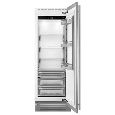 Réfrigérateur sans congélateur encastrable 17,5 pi³ 30 po de Smeg (RSDU30RX) - Acier inoxydable