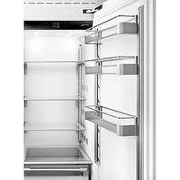 Smeg 30" 17.5 Cu. Ft. Built-in Freestanding All-Fridge Refrigerator (RSDU30RX) - Stainless Steel