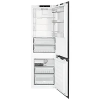 Smeg 22" 9.2 Cu. Ft. Built-in Bottom Freezer Refrigerator with Ice Dispenser (CB300UI) - Panel Ready