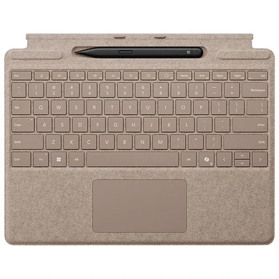 Microsoft Surface Pro Keyboard with Slim Pen for Surface Pro 13" / Pro (11th Edition) / Pro 8 / Pro 9 - Dune