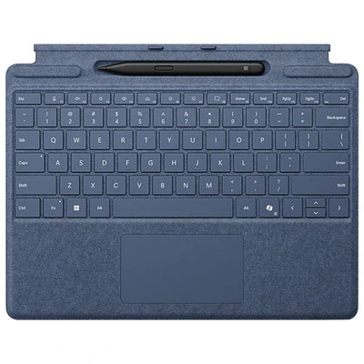 Microsoft Surface Pro Keyboard with Slim Pen for Surface Pro 13" / Pro (11th Edition) / Pro 8 / Pro 9 -Sapphire -En