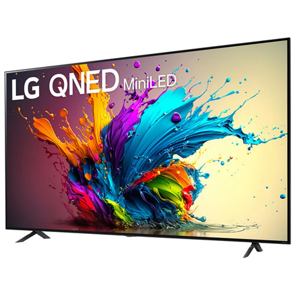 Téléviseur intelligent webOS HDR QNED mini-DEL UHD 4K de 86 po de LG (86QNED90TUA) - 2024