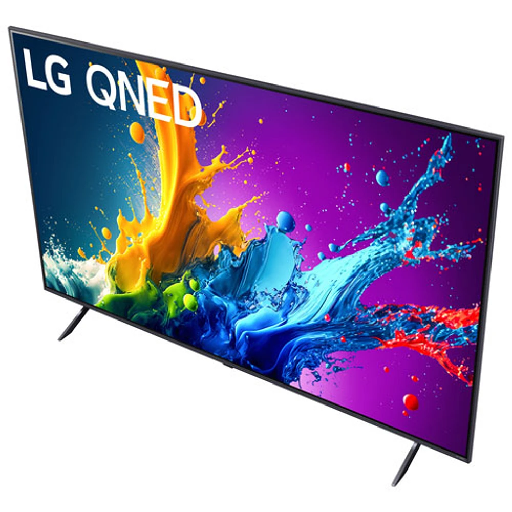 Téléviseur intelligent webOS HDR QNED UHD 4K de 86 po de LG (86QNED80TUC) - 2024