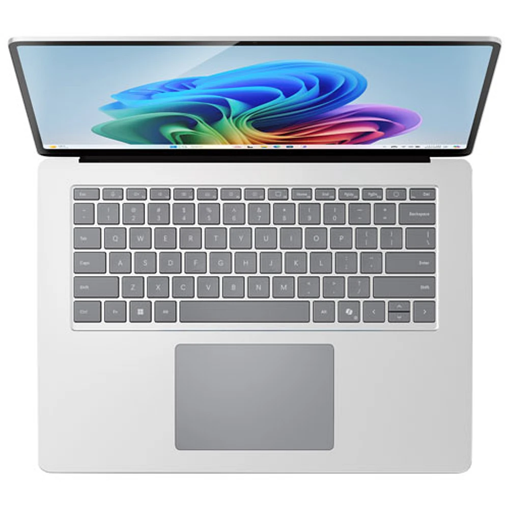 Portable Surface Laptop Copilot+ PC à écran tactile de 15 po de Microsoft (Snapdragon X Elite/RAM 16 Go/SSD Go) (2024) - Platine