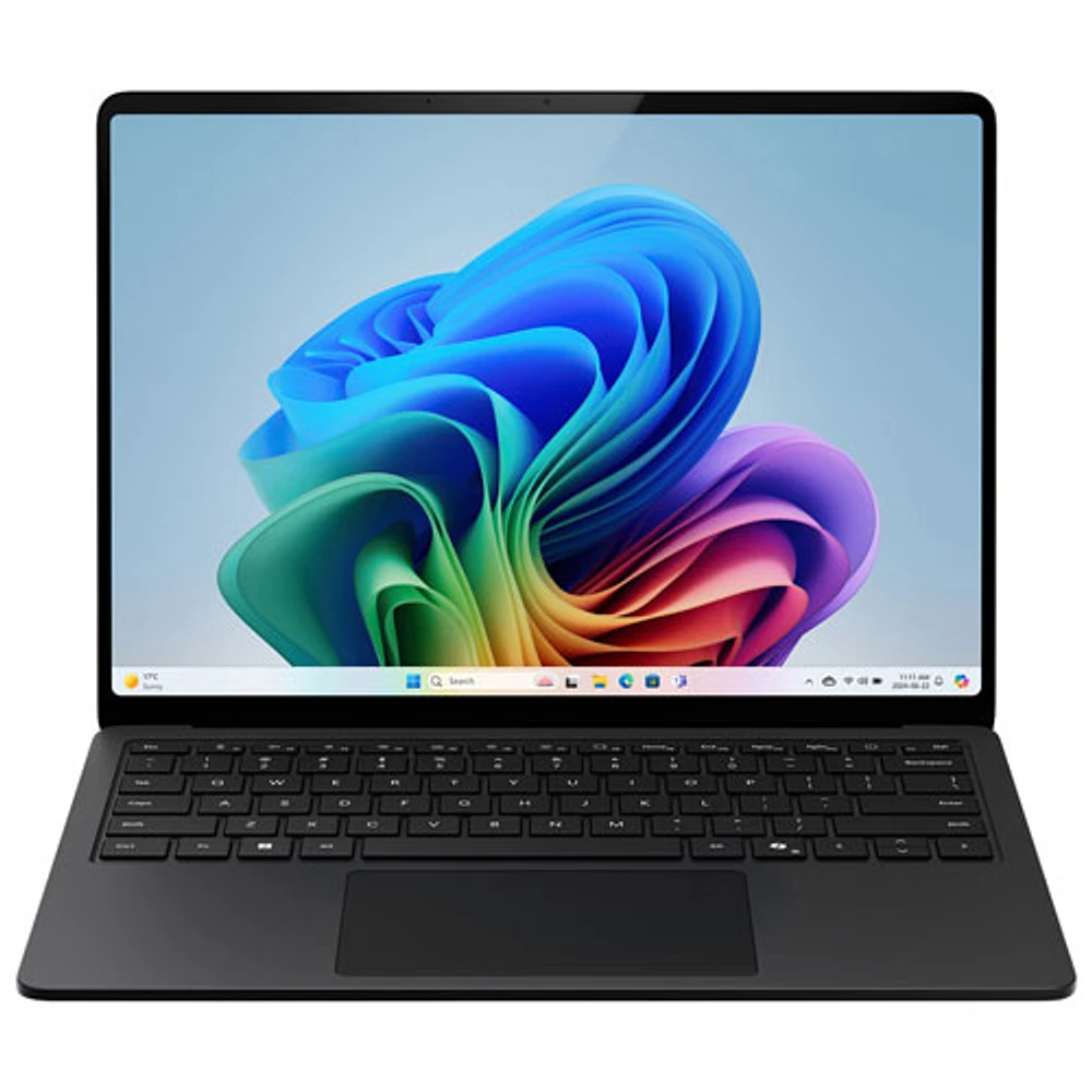Portable Surface Laptop Copilot+ PC à écran tactile de 13,8 po de Microsoft (Snapdragon X Elite/RAM 16 Go/SSD 1 To) (2024) - Noir