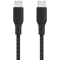 Belkin 3m (10ft) BoostCharge USB-C to USB-C Braided Cable (CAB014bt3MBK) - Black