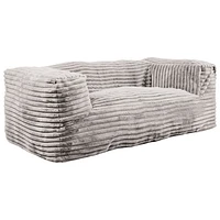Sealy Redd Memory Foam Corduroy Bean Bag Sofa - Grey
