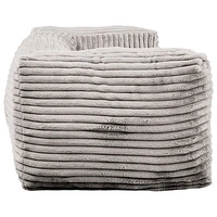 Sealy Redd Memory Foam Corduroy Bean Bag Sofa - Grey