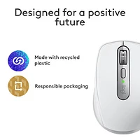 Logitech MX Anywhere 3S Wireless Compact Darkfield Mouse for Mac - Pale Grey - Only at Best Buy