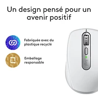 Logitech MX Anywhere 3S Wireless Compact Darkfield Mouse for Mac - Pale Grey - Only at Best Buy