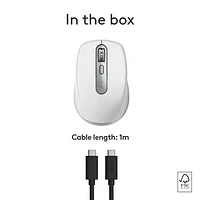 Logitech MX Anywhere 3S Wireless Compact Darkfield Mouse for Mac - Pale Grey - Only at Best Buy