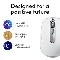 Logitech MX Anywhere 3S Wireless Compact Darkfield Mouse for Mac - Pale Grey - Only at Best Buy
