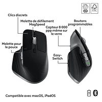 Logitech MX Keys S Bluetooth Combo for Mac/Ipad - Space Grey