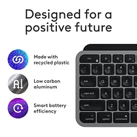 Logitech MX Keys S Bluetooth Combo for Mac/Ipad - Space Grey
