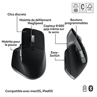 Logitech MX Keys S Bluetooth Combo for Mac/Ipad - Space Grey