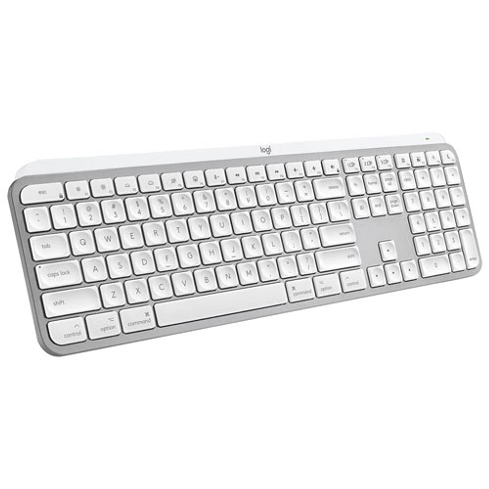 Logitech MX Keys S Wireless Backlit Keyboard for Mac/Ipad - Pale Grey - Only at Best Buy