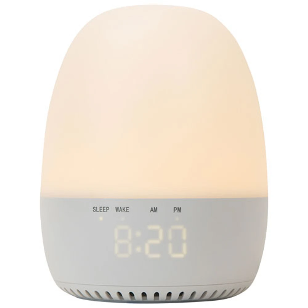 Appareil sonore pour l'apprentissage du sommeil avec veilleuse de Yogasleep (MP1003) - Blanc