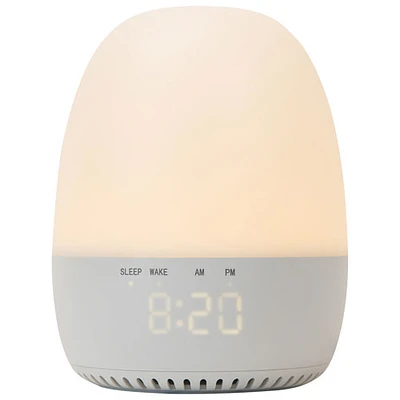 Appareil sonore pour l'apprentissage du sommeil avec veilleuse de Yogasleep (MP1003) - Blanc