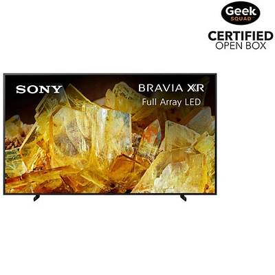 Boîte ouverte - Téléviseur intelligent Google HDR DEL UHD 4K de 98 po série X90L de Sony (XR98X90L) - 2023
