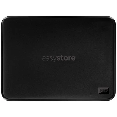 Disque dur externe portatif USB 3.2 easystore de 6 To de WD (WDBUWJ0060BBK-WESN) - Noir
