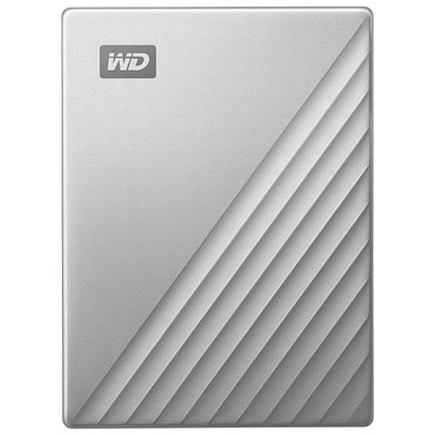 Disque dur externe USB-C/USB 3.0 My Passport Ultra de 6 To de WD pour Mac (WDBGKC0060BSL-WESN) - Argenté