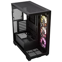 Corsair 3500X ARGB Mid-Tower ATX Computer Case - Black