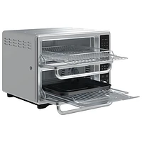 Bella Pro Duo Air Fry Convection Double Oven with Probe - 0.85 Cu.Ft./24L - Stainless Steel - Only at Best Buy