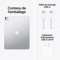 iPad Pro 13 po 1 To avec Wi-Fi et 5G d'Apple (7e génération) - Argenté