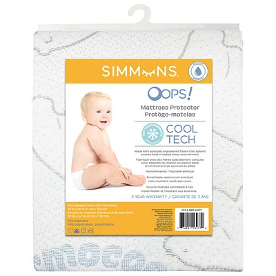 Protège-matelas pour lit de bébé Cool Tech de Simmons