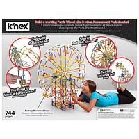 K'NEX 3-in-1 Classic Amusement Park Building Set - 744 Pieces (17035)
