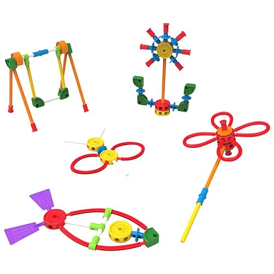 Boîte de construction classique Tinkertoy de K'NEX - 100 pièces (56452)