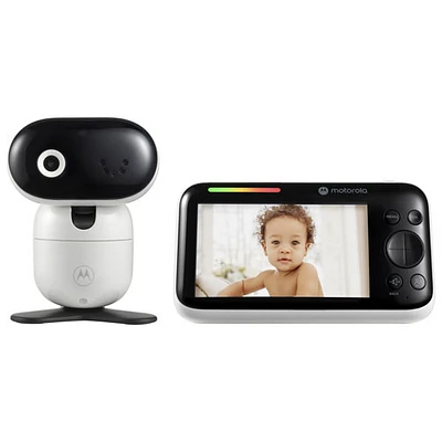 Interphone de surveillance intelligent motorisé Wi-Fi 5 po de Motorola (PIP1510) - Blanc