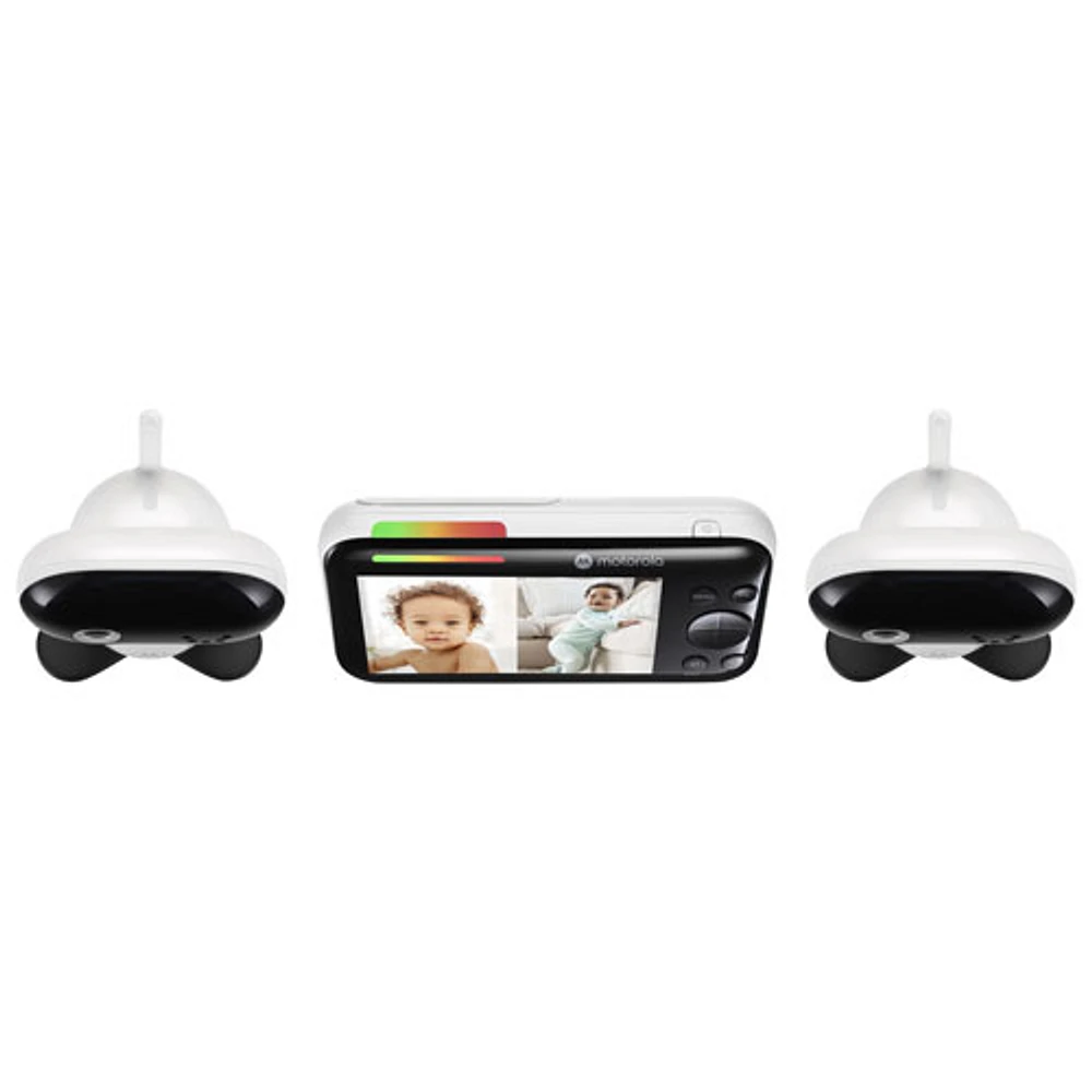 Motorola 5" Wi-Fi Motorized Smart Monitor (PIP1510-2) - Double Camera - White