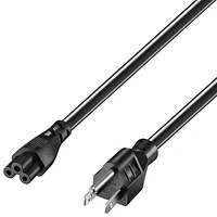 Cordon d'alimentation Clover Leaf C5 de Best Buy Essentials 2 m (6 pi) (BE-HC5PC24-C) - Noir