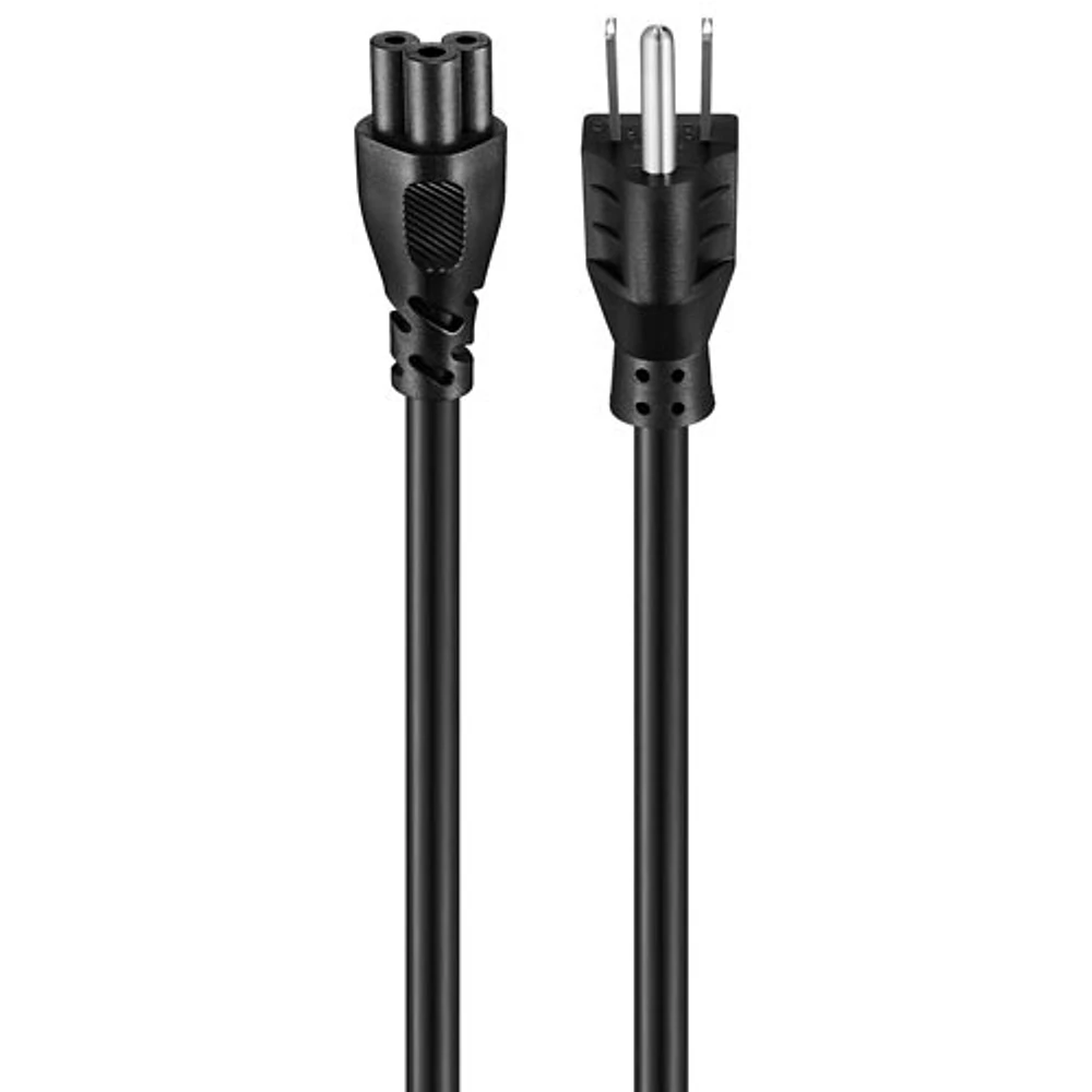Cordon d'alimentation Clover Leaf C5 de Best Buy Essentials 2 m (6 pi) (BE-HC5PC24-C) - Noir