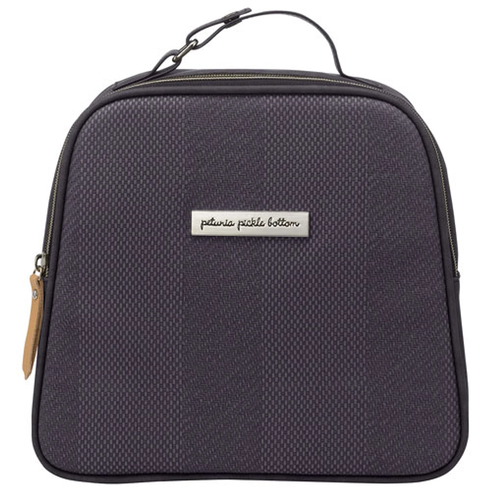 Sac fourre-tout pour biberons et repas Tandem de Petunia Picklebottom - Mailles de câble carbone