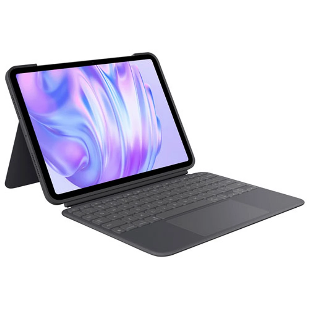Étui-clavier Combo Touch de Logitech avec pavé pour iPad Pro 11 po (5e gén.) - Graphite - Anglais