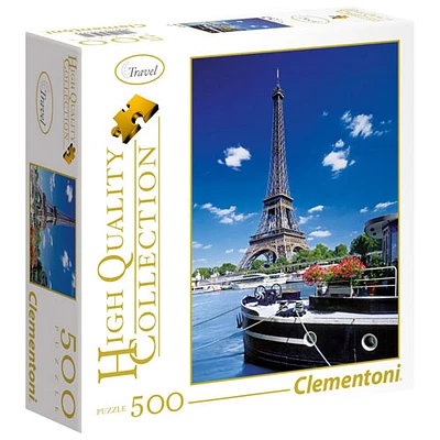Clementoni - High Quality Collection : Casse-tête d'une promenade romantique dans une boîte carrée (95979) - 500 morceaux