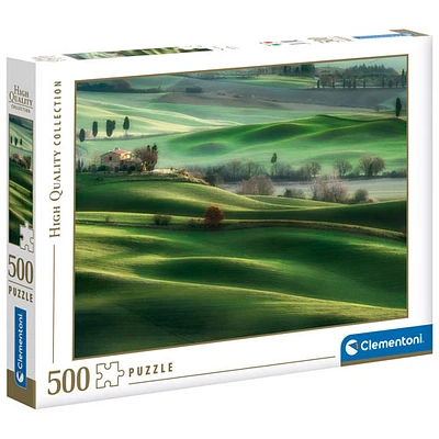 Clementoni - High Quality Collection : Casse-tête de collines toscanes - 500 morceaux