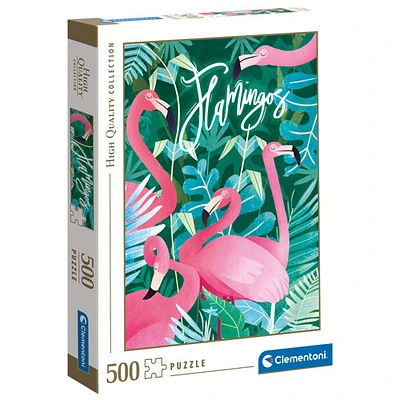 Clementoni - High Quality Collection : Casse-tête de flamants - 500 morceaux