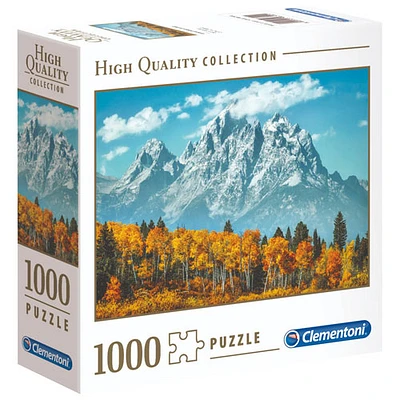 Clementoni - High Quality Collection : Casse-tête de Grand Teton en automne dans une boîte carrée (96700) - 1000 morceaux