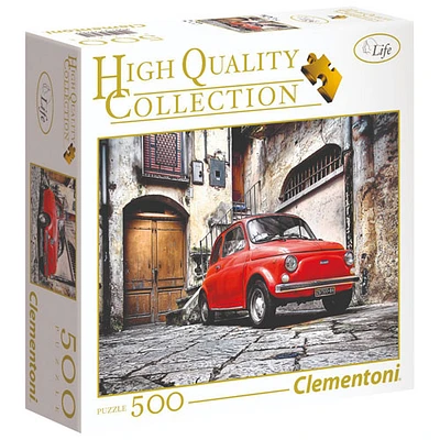 Clementoni - High Quality Collection : Casse-tête de Fiat dans une boîte carrée (98980) - 500 morceaux